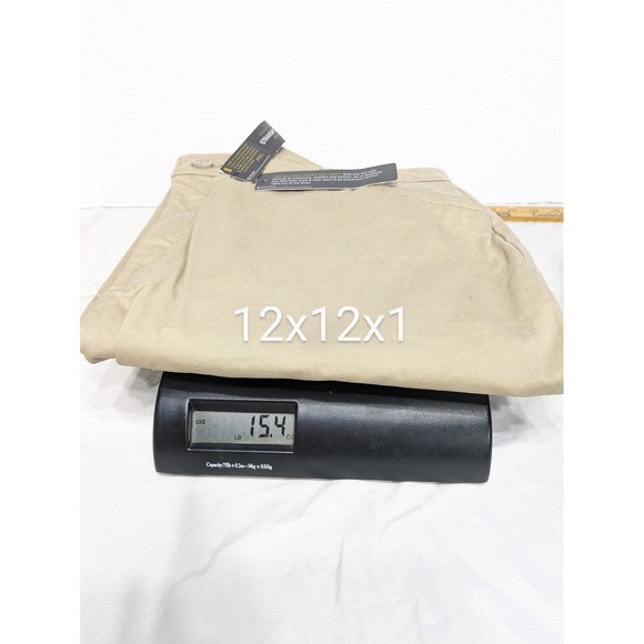 Lee Womens 14 Relaxed Fit Straight Leg Mid Rise Khaki Pants Effortless Wash Wear - Picture 12 of 12